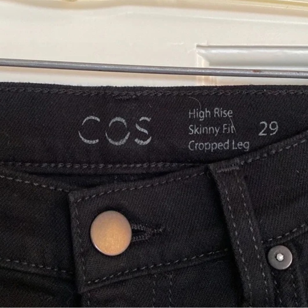 COS black jeans